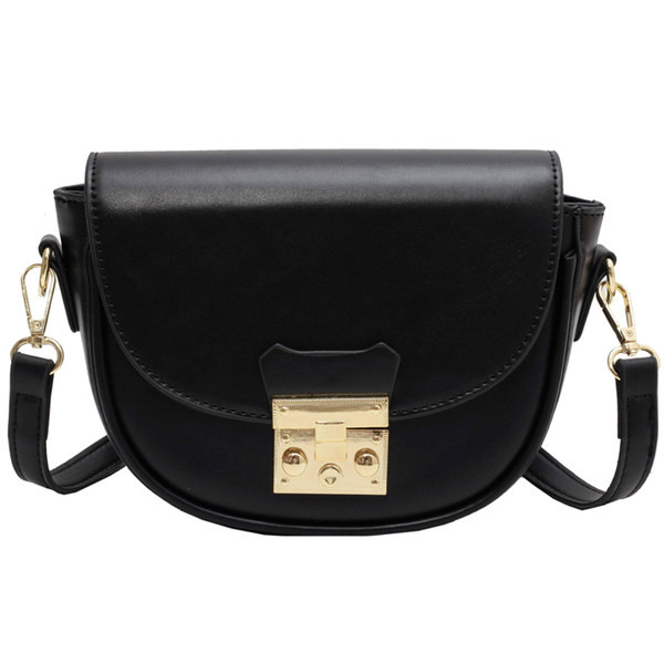 Ekologiškos odos laisvalaikio krepšys su metaliniu užsegimu moterims