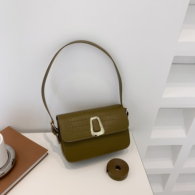 Moteriška šiuolaikiška dygsniuotos eko odos rankinė