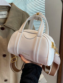 Eko odos rankinė su dekoratyviniu užrašu