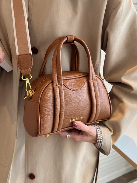 Eko odos rankinė su dekoratyviniu užrašu