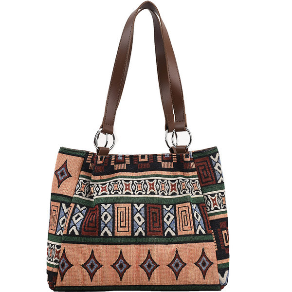 Suur trükitud käekott