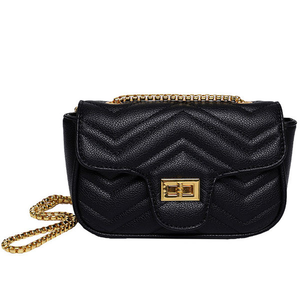 Madinga moteriška odinė rankinė su metaline užsegimu