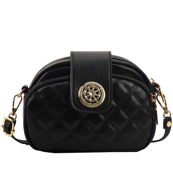 Νέο μοντέλο μικρή γυναικεία τσάντα ώμου-λευκό και μαύρο χρώμα