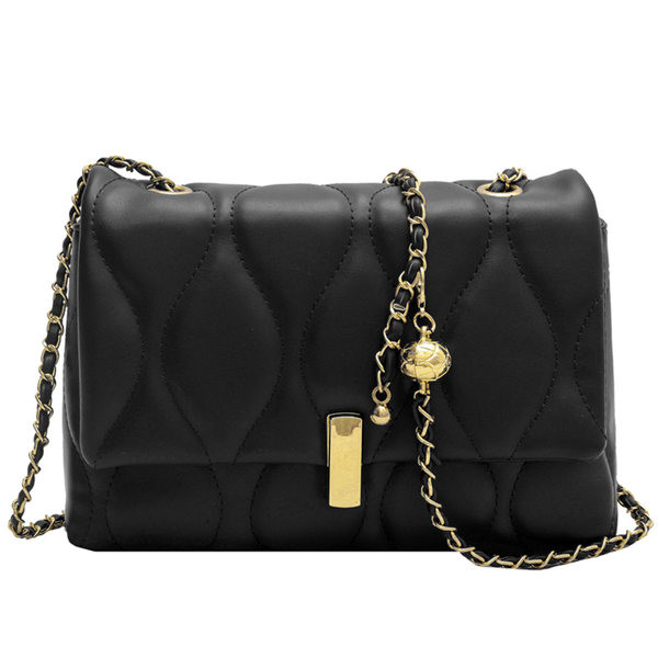 Stilinga rankinė iš eko odos su metaline užsegimu