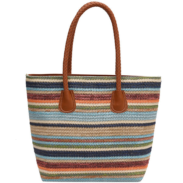 Τσάντα τύπου casual ψάθινη τσάντα για γυναίκες