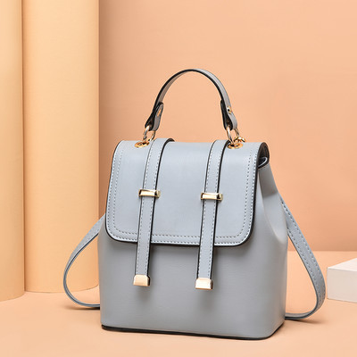 Vabaaja naiste nahast seljakott õlarihmadega