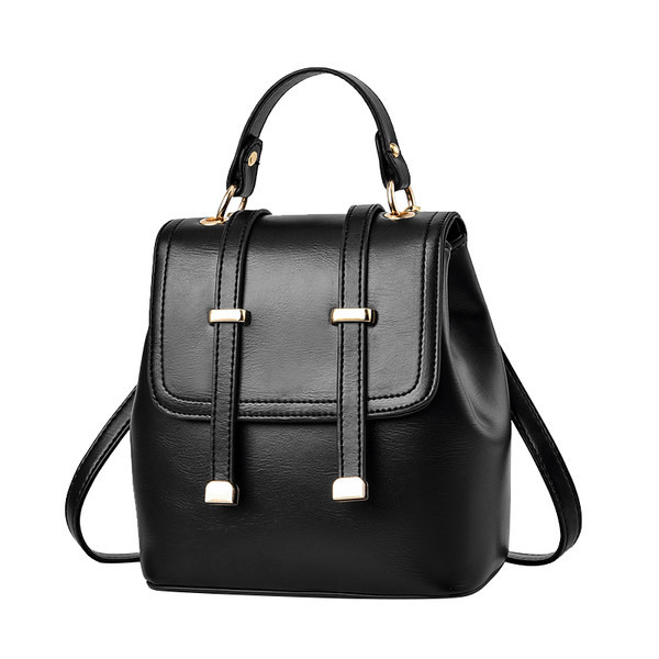 Vabaaja naiste nahast seljakott õlarihmadega