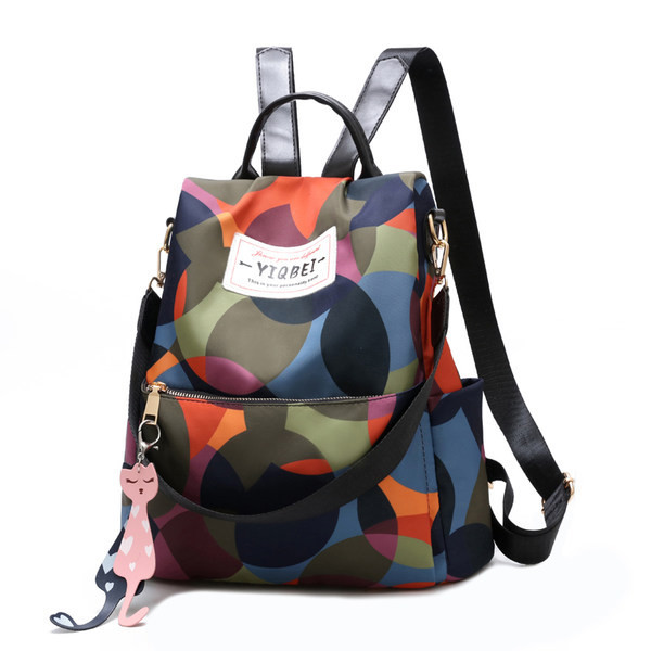 Γυναικείο αδιάβροχο σακίδιο πλάτης με μπρελόκ