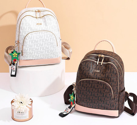 Καθημερινό γυναικείο σακίδιο πλάτης με κλειδοθήκη - πολλές θήκες