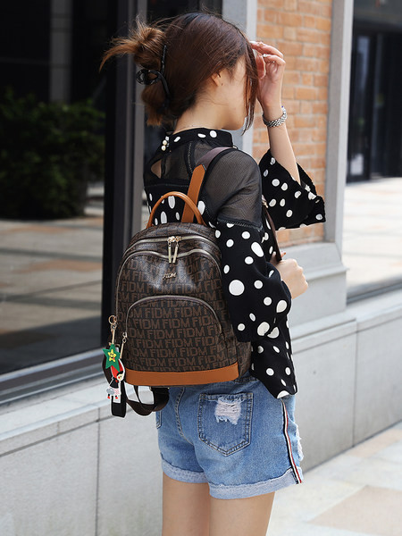 Καθημερινό γυναικείο σακίδιο πλάτης με κλειδοθήκη - πολλές θήκες