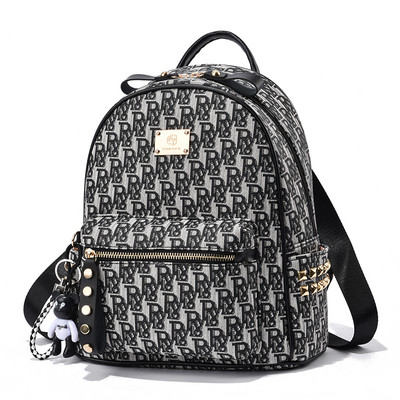 Naiste igapäevane seljakott luku ja võtmehoidjaga