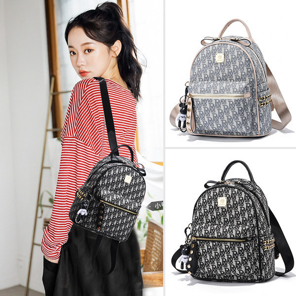 Naiste igapäevane seljakott luku ja võtmehoidjaga