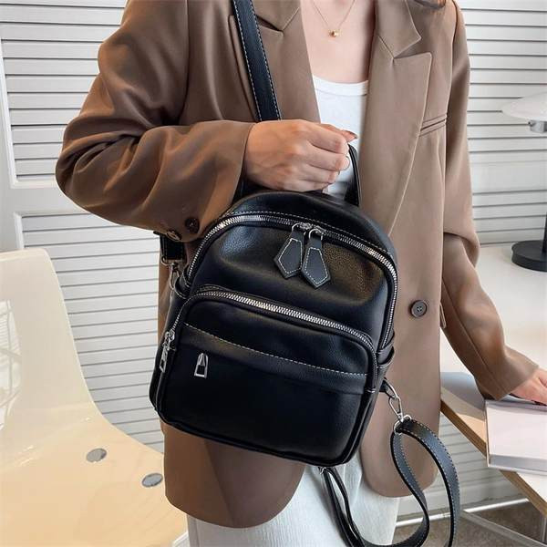 Naujo modelio moteriška kuprinė su petnešėlėmis - kelių spalvų