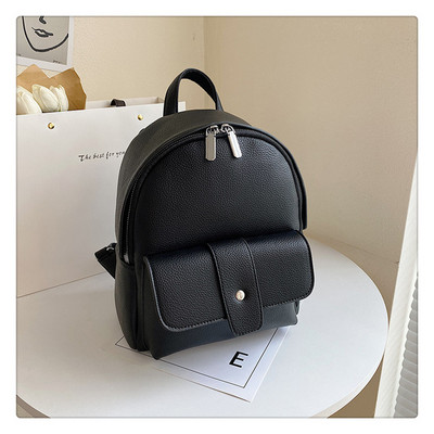 Naiste kaasaegne ökonahast seljakott esitaskuga