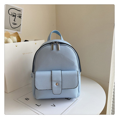 Naiste kaasaegne ökonahast seljakott esitaskuga