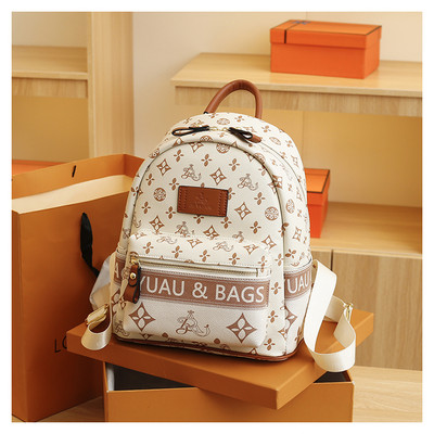 Νέο μοντέλο γυναικείο σακίδιο πλάτης με έμβλημα - τρία χρώματα