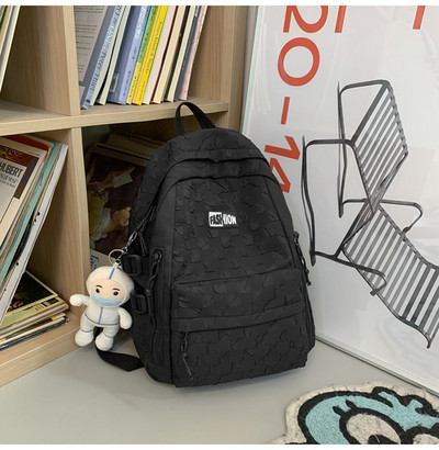 Naiste tekstiilist seljakott esitasku ja tõmblukuga