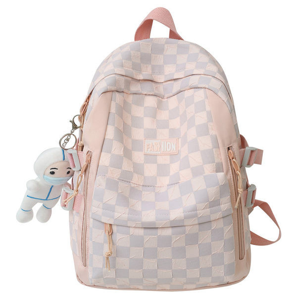 Naiste tekstiilist seljakott esitasku ja tõmblukuga