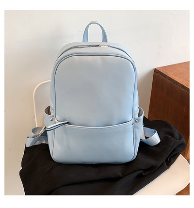 rugalmas női hátizsák mindennapi használatra, cipzárral