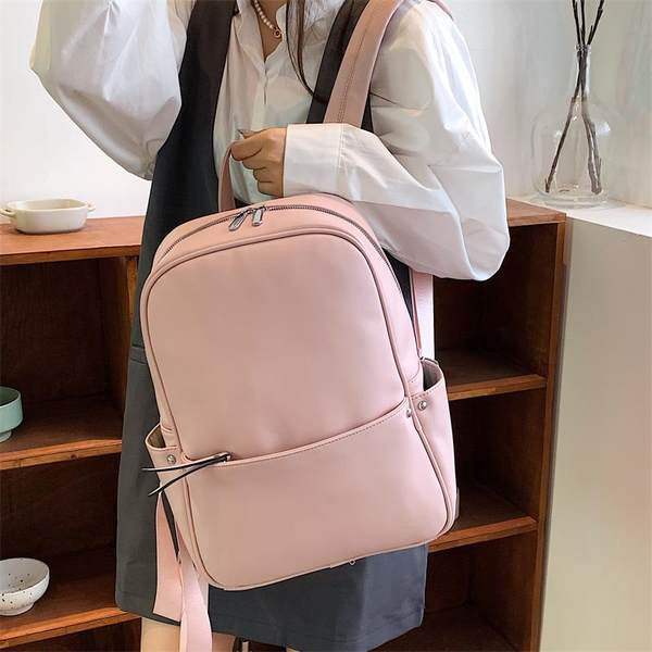 rugalmas női hátizsák mindennapi használatra, cipzárral