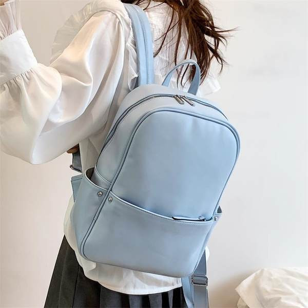 rugalmas női hátizsák mindennapi használatra, cipzárral