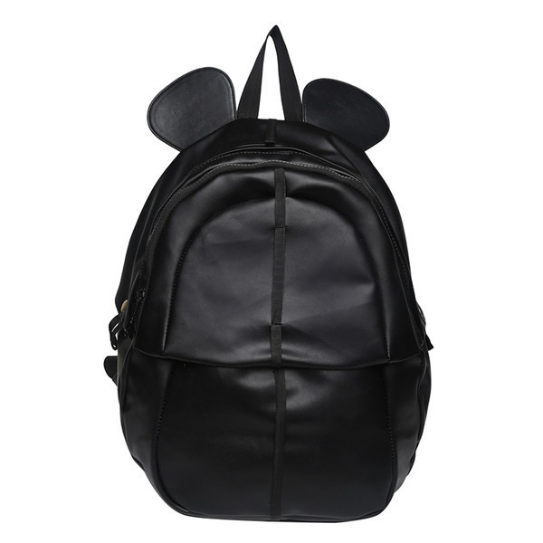 Švarus moteriškos kuprinės modelis su raktų laikikliu