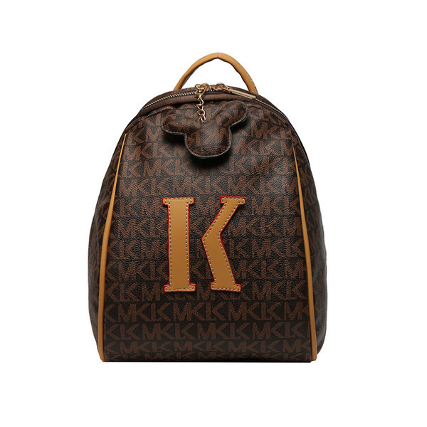 Μικρό μοντέρνο γυναικείο σακίδιο πλάτης από οικολογικό δέρμα με φερμουάρ