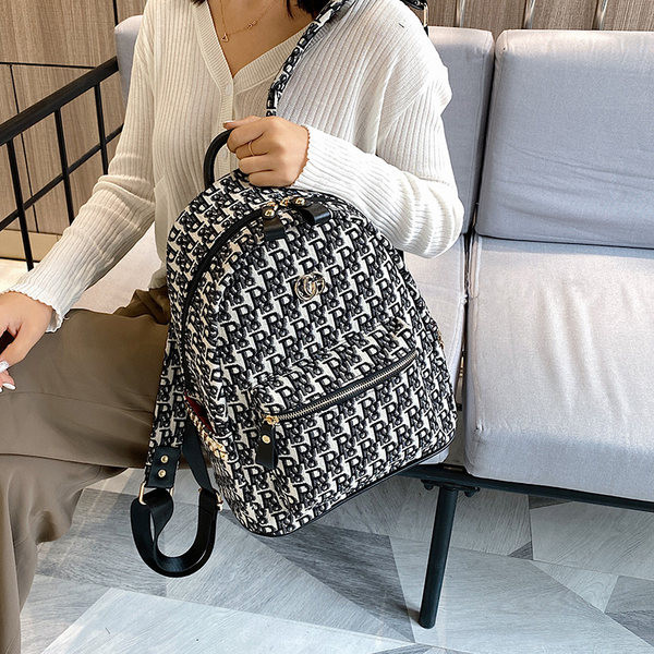 Γυναικείο σακίδιο πλάτης - νέο casual με στάμπα