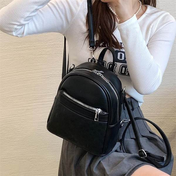 Γυναικείο σακίδιο πλάτης casual μικρό από οικολογικό δέρμα