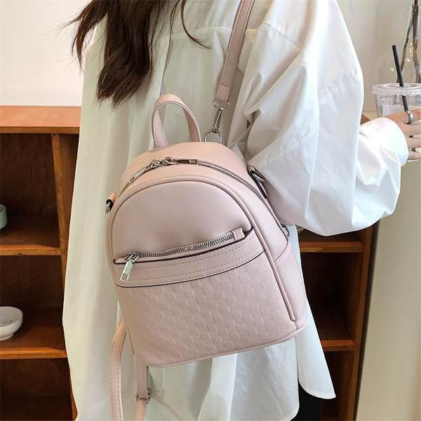 Γυναικείο σακίδιο πλάτης casual μικρό από οικολογικό δέρμα