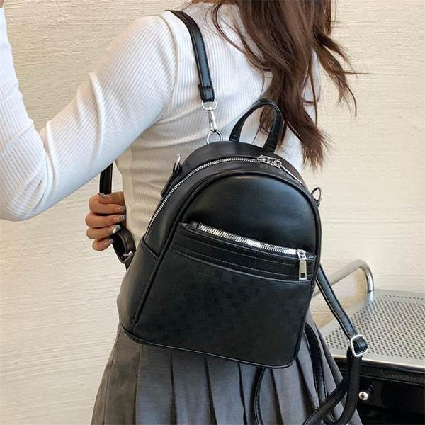 Γυναικείο σακίδιο πλάτης casual μικρό από οικολογικό δέρμα