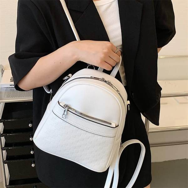 Γυναικείο σακίδιο πλάτης casual μικρό από οικολογικό δέρμα