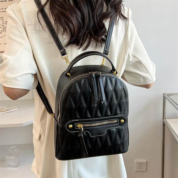 Casual γυναικείο σακίδιο πλάτης με φερμουάρ σε διάφορα χρώματα