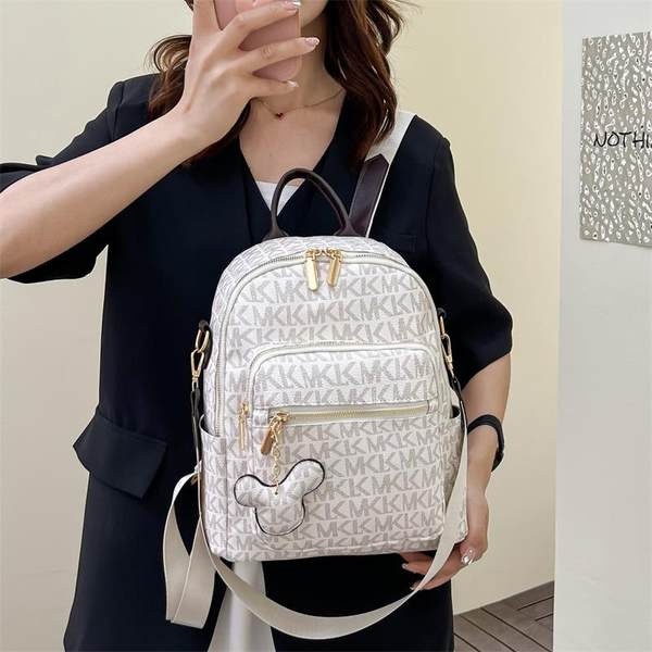 Γυναικείο σακίδιο πλάτης με κλειδοθήκη σε δύο μοντέρνα χρώματα