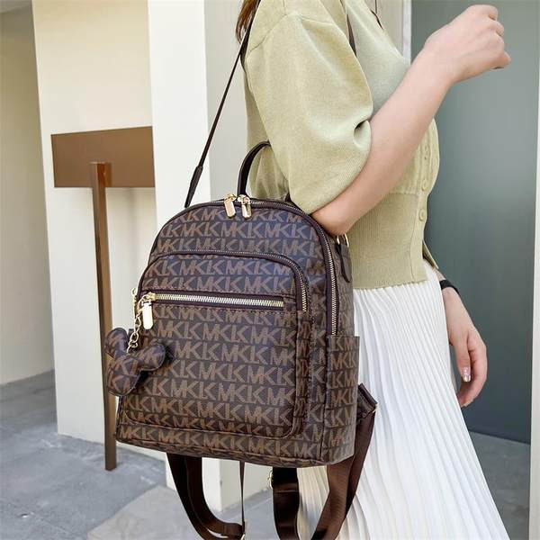 Γυναικείο σακίδιο πλάτης με κλειδοθήκη σε δύο μοντέρνα χρώματα