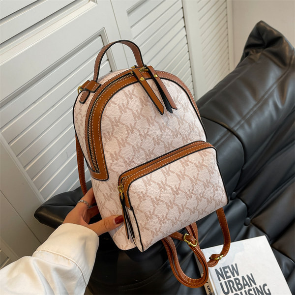 Laisva moteriška trijų spalvų kuprinė