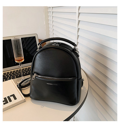 Γυναικείο casual σακίδιο πλάτης με φερμουάρ σε διάφορα χρώματα