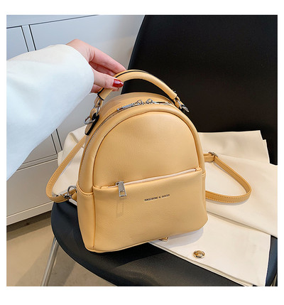 Γυναικείο casual σακίδιο πλάτης με φερμουάρ σε διάφορα χρώματα