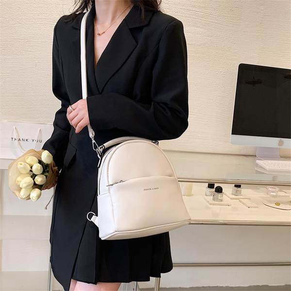 Γυναικείο casual σακίδιο πλάτης με φερμουάρ σε διάφορα χρώματα