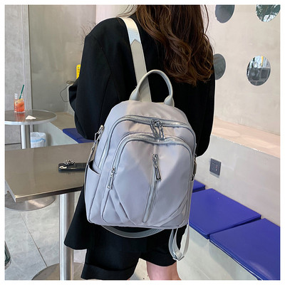 Neperšlampama moteriška keturių madingų spalvų kuprinė