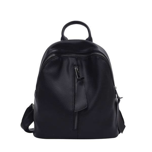 Įvairių spalvų laisvalaikio kuprinė su užtrauktuku