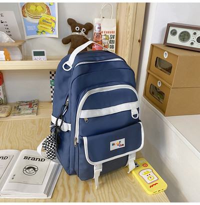 Moteriška kasdienė kelių spalvų kuprinė