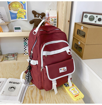 Moteriška kasdienė kelių spalvų kuprinė