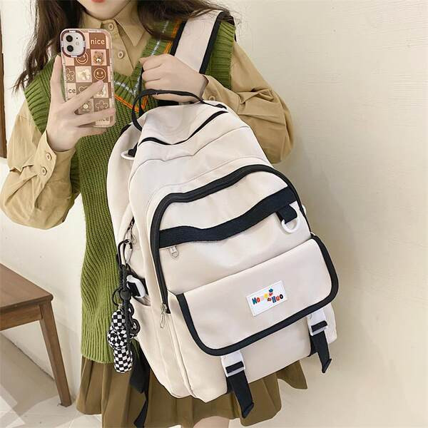 Moteriška kasdienė kelių spalvų kuprinė