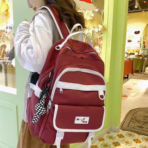 Moteriška kasdienė kelių spalvų kuprinė