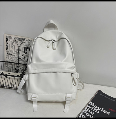 Alkalmi női műbőr cipzáras hátizsák