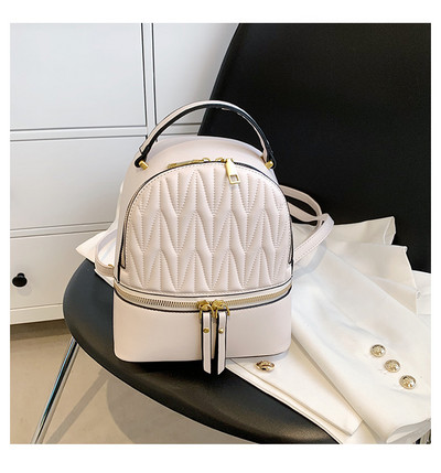 Maža moteriška eko odos kuprinė su užtrauktuku