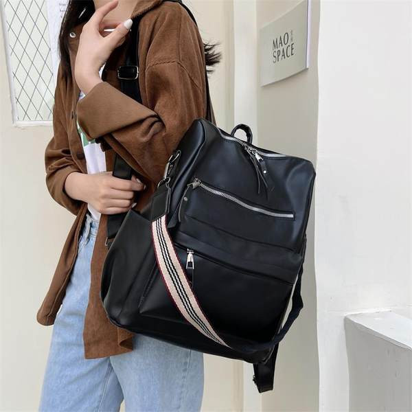 Νέο μοντέλο γυναικείο σακίδιο πλάτης από τεχνητό δέρμα - κατάλληλο για ταξίδια