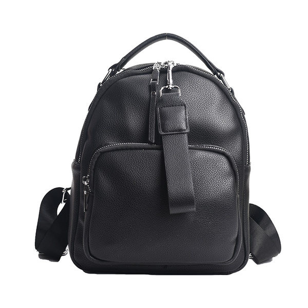 Uus mudel naiste nahast seljakott taskuga - mitut värvi