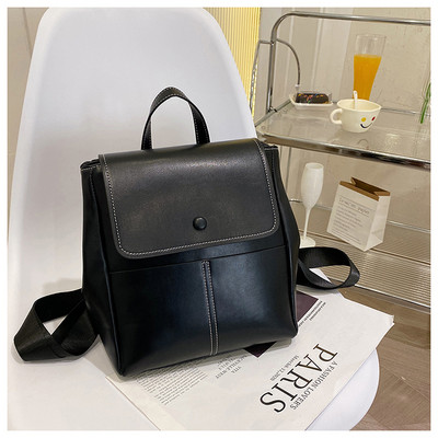 Νέο μοντέλο γυναικείο δερμάτινο σακίδιο πλάτης με ιμάντες ώμου